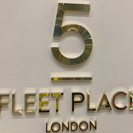 5 Fleet Place Signage